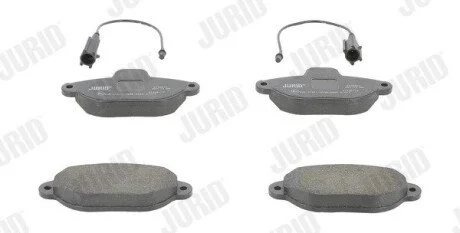 Колодки тормозные дисковые FIAT Panda 03- Jurid 573267J