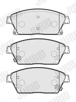 Гальмівні колодки передні Opel Astra /Mokka / CHEVROLET VOLT / Cruze Jurid 573325J (фото 1)