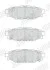 Гальмівні колодки задні Subaru Impreza / Forester /Legacy / Outback / XV Jurid 573380J (фото 2)