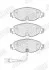 Гальмівні колодки передні Audi A3, Q2, Q3 / VW Golf VII, Caddy, Passat / Seat Leon / Skoda Octavia / Jurid 573390J (фото 2)
