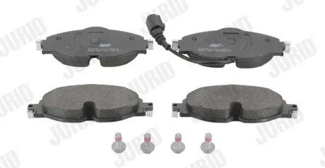 Гальмівні колодки передні Audi A3, Q2, Q3 / VW Golf VII, Caddy, Passat / Seat Leon / Skoda Octavia / Jurid 573390J