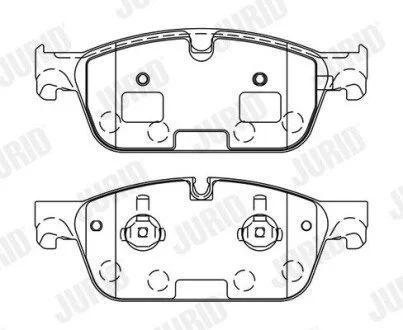 Гальмівні колодки передні Mercedes Gl/GLE/M-Class Jurid 573448J