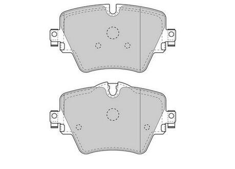 Колодки тормозные дисковые передние Jurid 573612J
