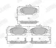 Колодки тормозные дисковые передние TOYOTA AVENSIS 08-18 Jurid 573631J (фото 1)