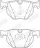 Тормозные колодки задн. BMW E90 E60 E70 2,0-3,0 Jurid 573744J (фото 2)