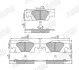 Гальмівні колодки задні Jeep Grand Cherokee IV (WK, WK2) Jurid 573860J (фото 1)