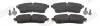 Гальмівні колодки передні LAND ROVER DISCOVERY, RANGE ROVER, RANGE ROVER SPORT Jurid 573927J (фото 1)