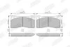 Гальмівні колодки передні JAGUAR XJ, XK /DAIMLER XJ Jurid 573941J (фото 2)
