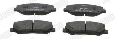 Фото 1 - гальмівні колодки передні TOYOTA PREVIA, ALPHARD, VELLFIRE Jurid 573964J Гальмівні колодки передні TOYOTA PREVIA, ALPHARD, VELLFIRE Jurid 573964J (фото 1)