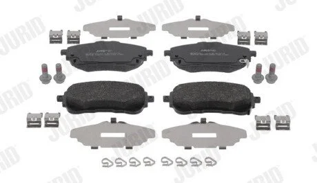 Гальмівні колодки передні Toyota Corolla, Yaris Cross / Suzuki Swace Jurid 574042J