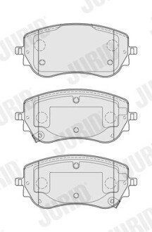 Гальмівні колодки передні Fiat 500e, Tipo / Abarth Jurid 574107J