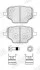 Гальмівні колодки задні Citroen Berlingo / Peugeot Partner, Rifter / Toyota Proace / Opel Combo Jurid 574120J (фото 2)