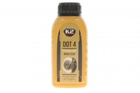 DOT 4 250ml Гальмівна рідина х24 K2 T124 (фото 1)
