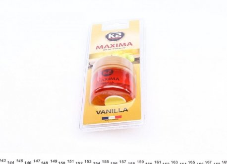 MAXIMA ароматизатор гелевий 50ML (ваніль) х12 K2 V607 (фото 1)