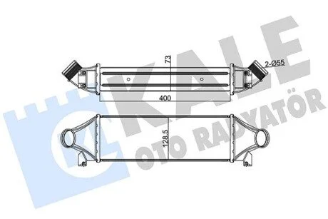 Інтеркулер KALE OTO RADYATOR 126200