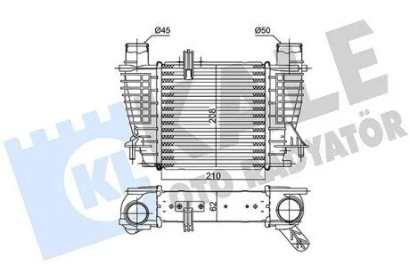 KALE RENAULT Clio III,Modus,Nissan Cube,Juke Note,NV200 1.5dCi 05- KALE OTO RADYATOR 243400