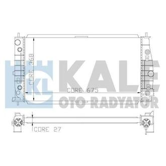 KALE CHRYSLER Радиатор охлаждения 300M 2.7/3.5 99- KALE OTO RADYATOR 341935