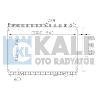 KALE FORD Радиатор охлаждения B-Max,Fiesta VI,Transit Courier 1.4/2.0 12- KALE OTO RADYATOR 341945 (фото 1)