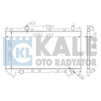 KALE TOYOTA Радиатор охлаждения Avensis 2.0 97- KALE OTO RADYATOR 342130 (фото 1)