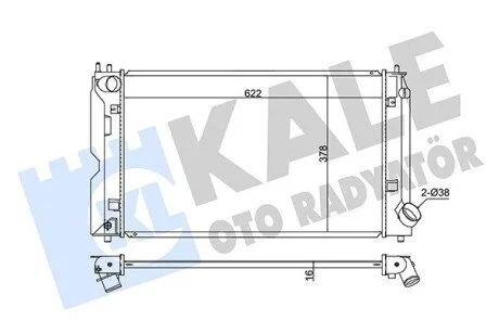 Теплообмінник KALE OTO RADYATOR 342205