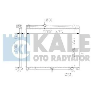 Теплообмінник KALE OTO RADYATOR 342215