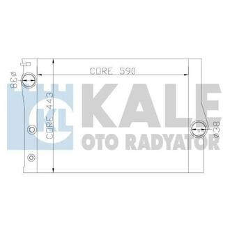 KALE BMW Радиатор охлаждения X5 Е70,Е71 3.0d/4.0d KALE OTO RADYATOR 342235