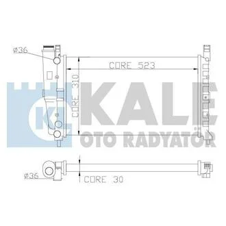 Теплообмінник KALE OTO RADYATOR 342265
