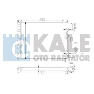 Теплообмінник KALE OTO RADYATOR 342270 (фото 1)