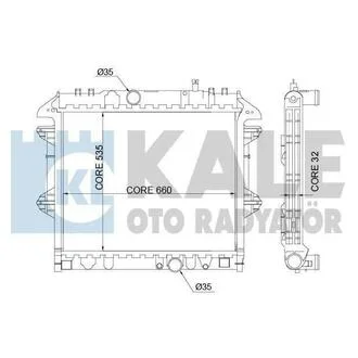 Теплообмінник KALE OTO RADYATOR 342335