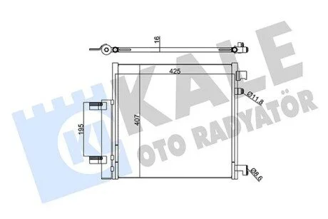 Конденсатор KALE OTO RADYATOR 342515