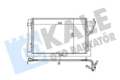 Конденсатор KALE OTO RADYATOR 342535