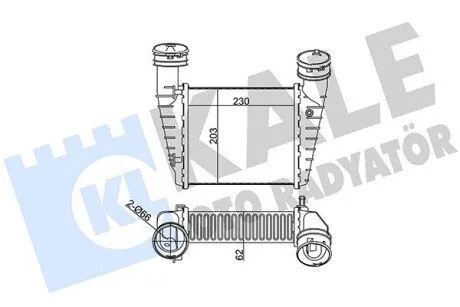 Теплообмінник KALE OTO RADYATOR 342700