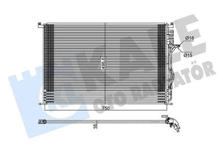 Конденсатор KALE OTO RADYATOR 342940