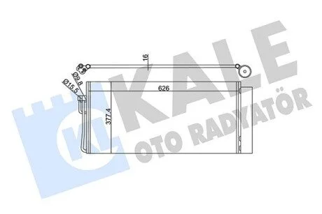 Конденсатор KALE OTO RADYATOR 343070