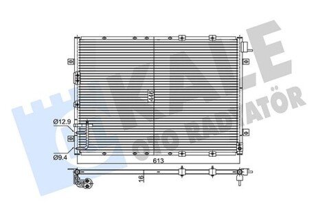 Конденсатор KALE OTO RADYATOR 343115