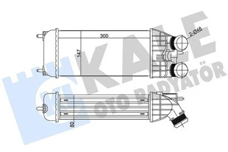 Теплообмінник KALE OTO RADYATOR 344600