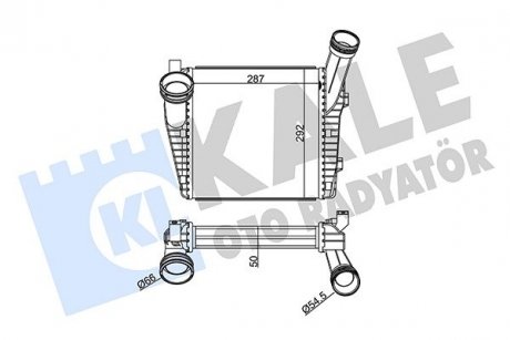 Интеркулер KALE OTO RADYATOR 344745