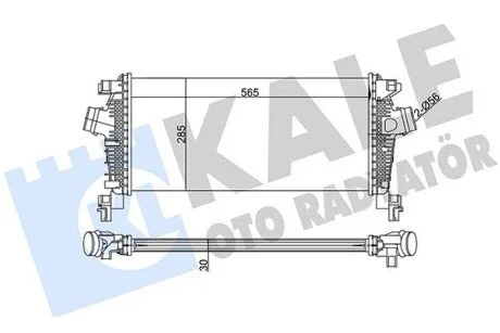 Інтеркулер Chevrolet Cruze - Opel Astra J, Astra J Gtc, Cascada -Vauxhall Astra Mk Vi KALE OTO RADYATOR 344800
