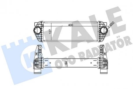 KALE FORD Интеркулер Transit Connect 1.8TDCi 06- KALE OTO RADYATOR 344920 (фото 1)