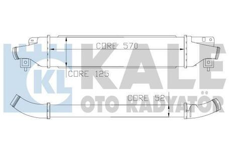 KALE OPEL Интеркулер Corsa D 1.4/1.7CDTI 06- KALE OTO RADYATOR 345500 (фото 1)