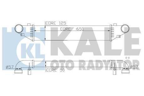 KALE Интеркулер W203 2.0/2.7CDI KALE OTO RADYATOR 347500 (фото 1)