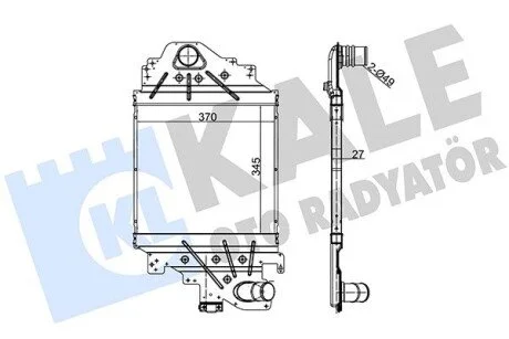 Теплообмінник KALE OTO RADYATOR 348100