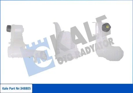 Бачок расширительный Renault Laguna III (07-), Latitude (11-) KALE OTO RADYATOR 348805