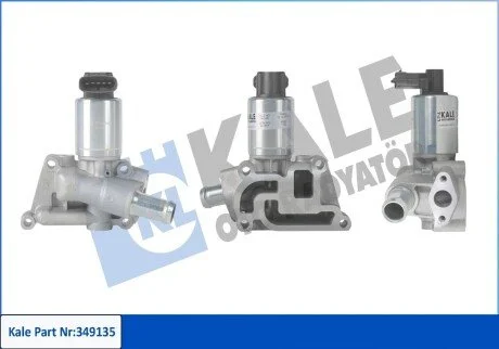 Клапан EGR Opel Agila, Astra G, Astra H, Corsa C, MerIVa KALE OTO RADYATOR 349135 (фото 1)