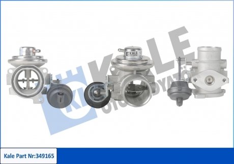 KALE VW Клапан EGR Audi A2/3,Golf IV,Polo,Skoda Fabia I,Octavia I 1.4/1.9TDI KALE OTO RADYATOR 349165 (фото 1)