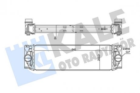 Интеркулер MB Sprinter/VW Crafter KALE OTO RADYATOR 350885 (фото 1)