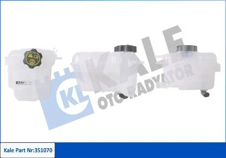 Бачок расширительный Chevrolet Cruze (09-) KALE OTO RADYATOR 351070