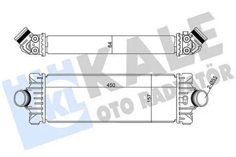 Интеркулер Ford Transit, Transit Custom KALE OTO RADYATOR 351285