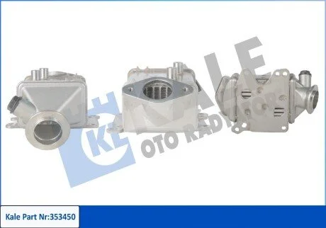 KALE FIAT Радиатор EGR 500L 1.3D Multijet 12- KALE OTO RADYATOR 353450