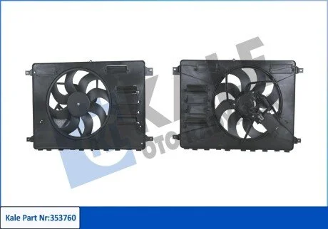 KALE FORD Вентилятор радиатора Galaxy,Kuga I,Mondeo IV,S-Max 1.6/2.0TDCi 06- KALE OTO RADYATOR 353760